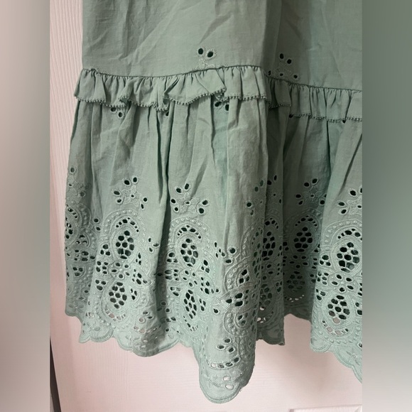 Tart Women's Blue Mia Eyelet Cotton Shift Dress Size Small - Picture 7 of 9